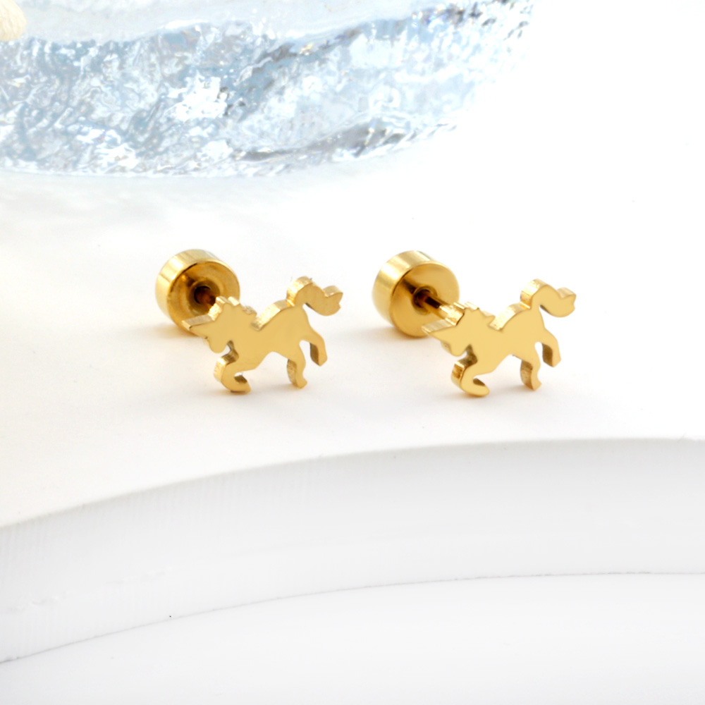 LUXUKISSKIDS 1pairs Small Ear  - Body Jewelry Surgical Steel ulasan dan harga